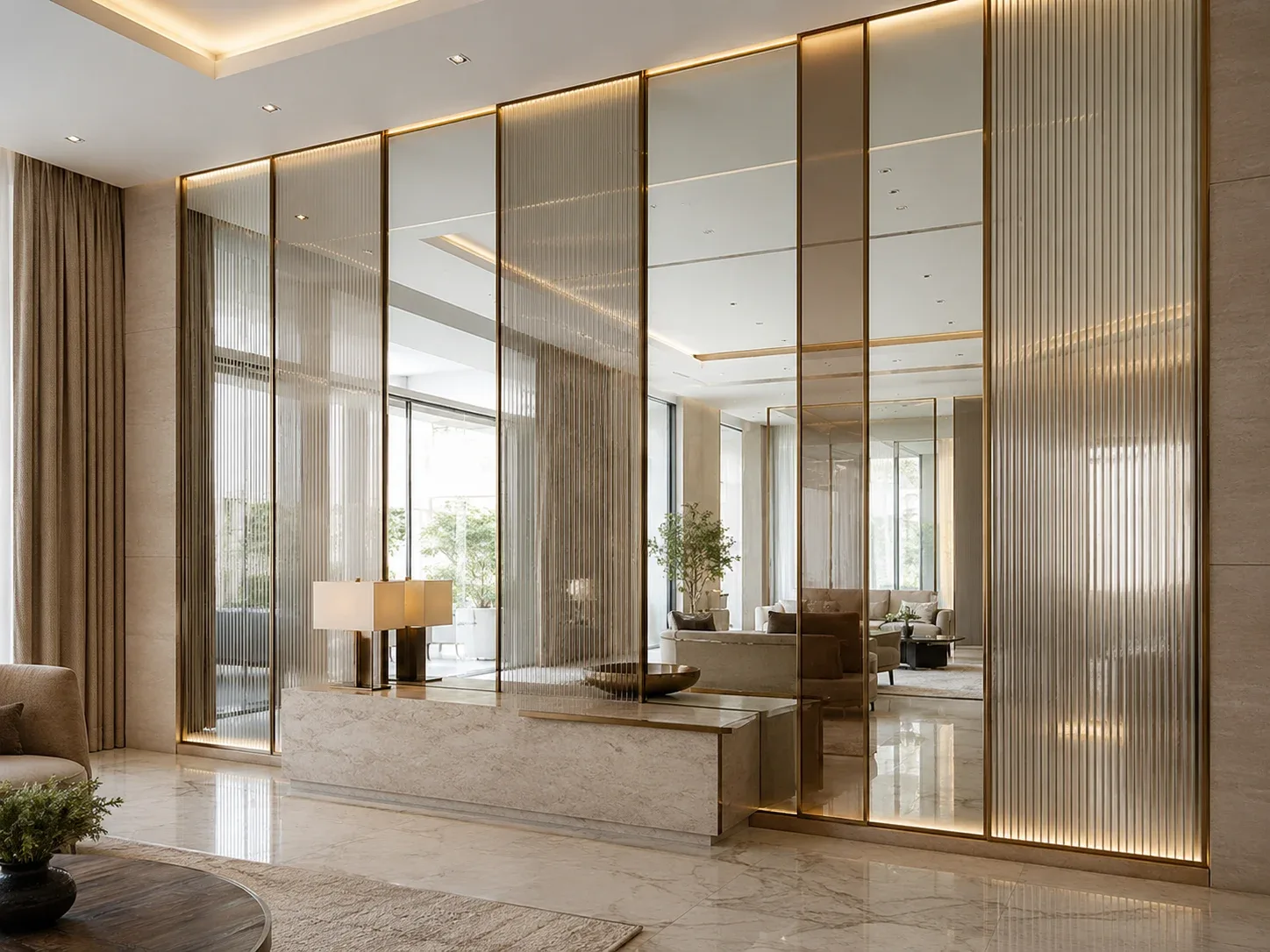 Mirror & Glass Wall Panels